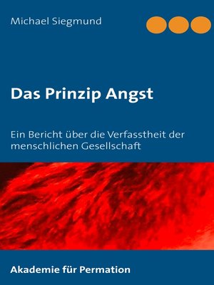 cover image of Das Prinzip Angst